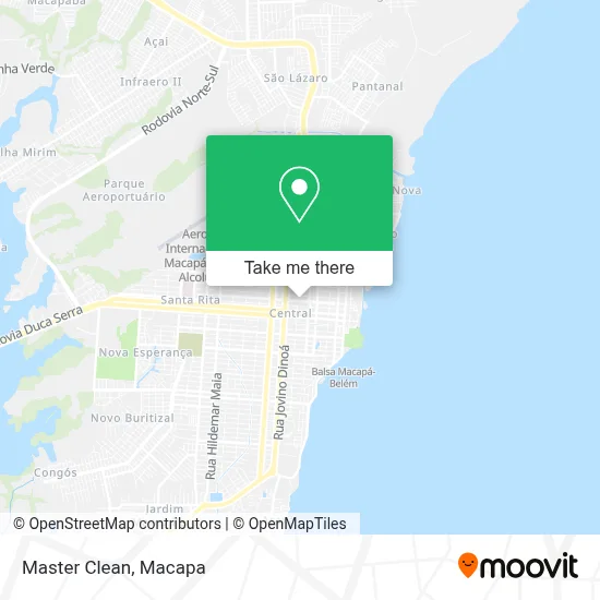 Master Clean map