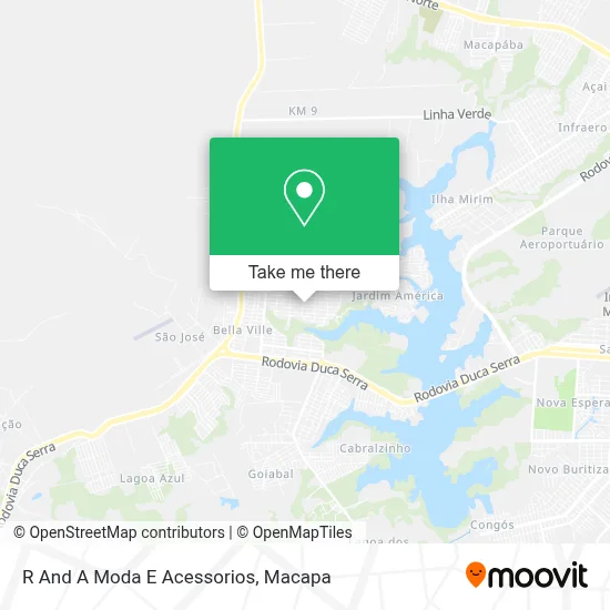 R And A Moda E Acessorios map