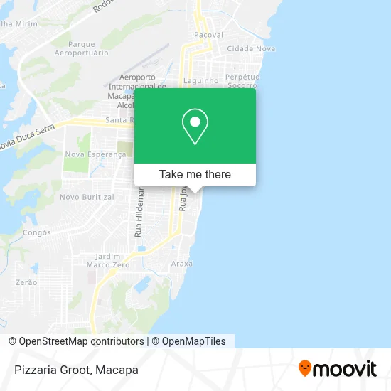 Pizzaria Groot map