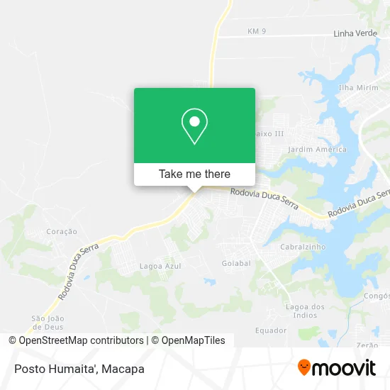 Posto Humaita' map