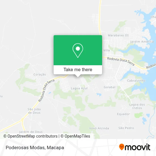 Poderosas Modas map