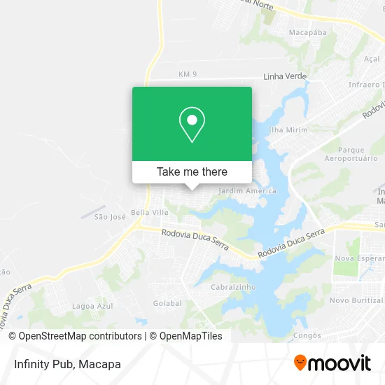 Infinity Pub map