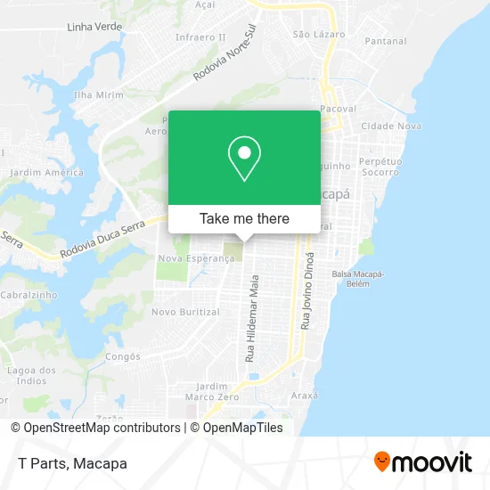 T Parts map