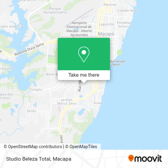 Studio Beleza Total map