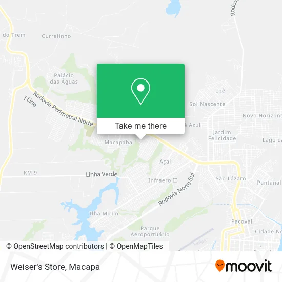 Weiser's Store map