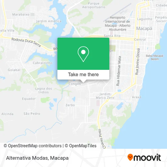 Alternativa Modas map