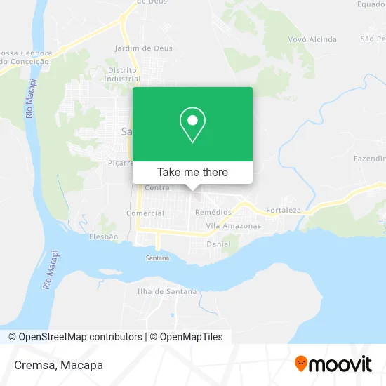 Cremsa map