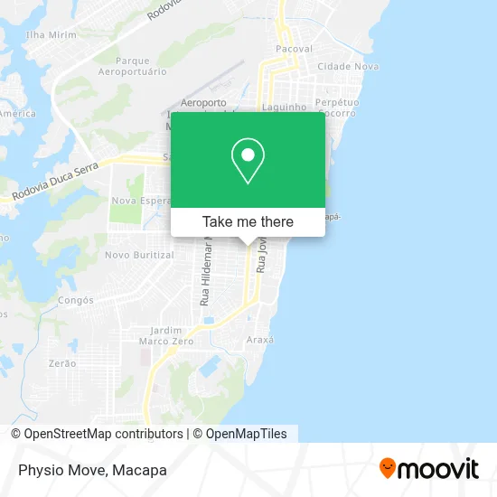 Physio Move map