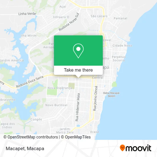 Macapet map