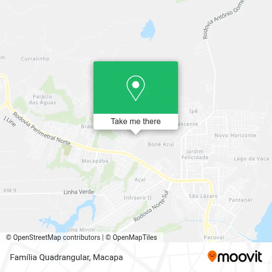 Família Quadrangular map