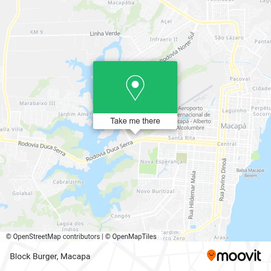 Block Burger map