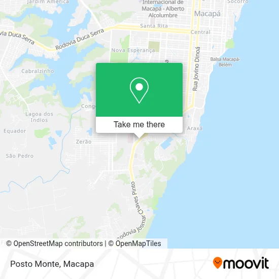 Posto Monte map