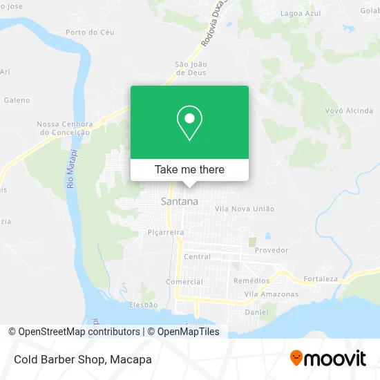 Cold Barber Shop map