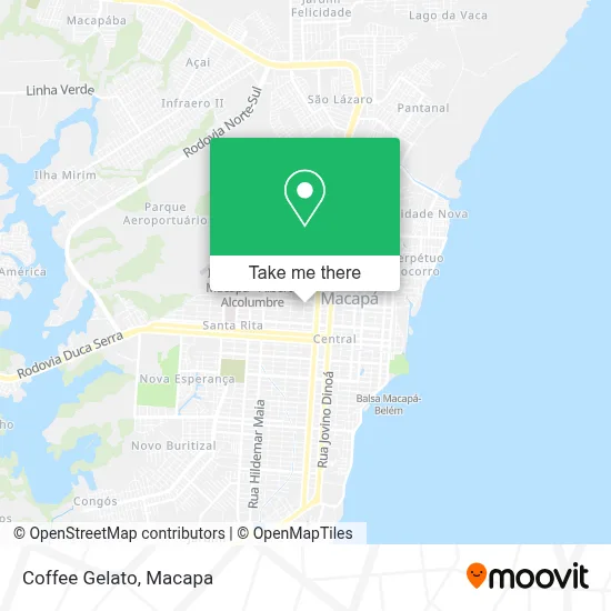 Coffee Gelato map