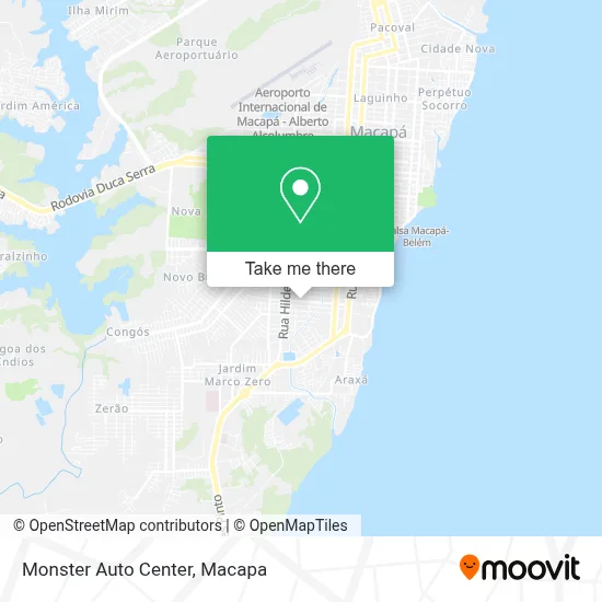 Monster Auto Center map