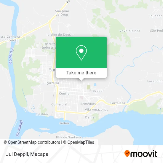Jul Deppil map