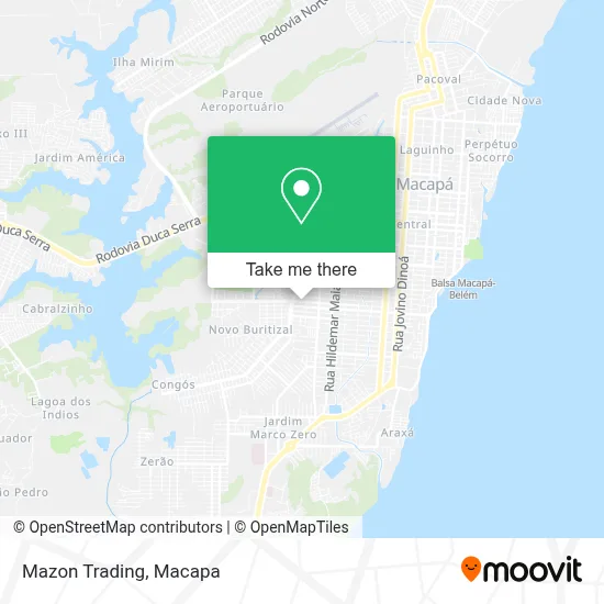Mazon Trading map