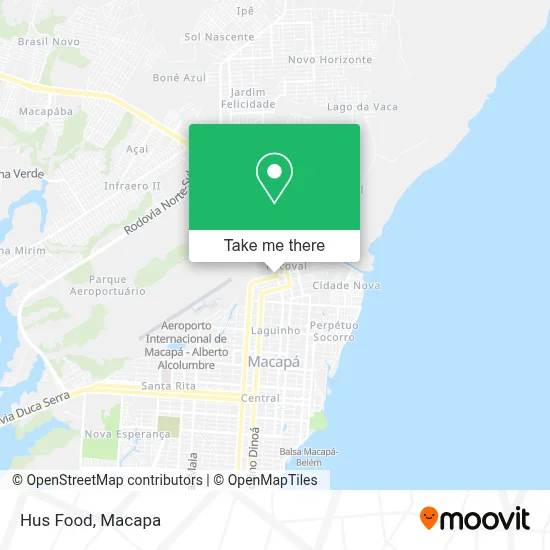 Hus Food map