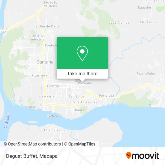 Degust Buffet map