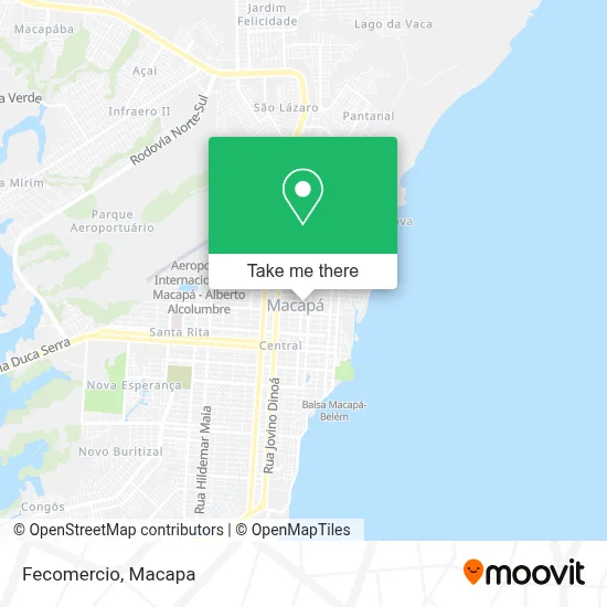 Fecomercio map