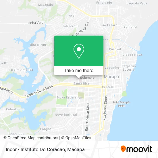Incor - Instituto Do Coracao map