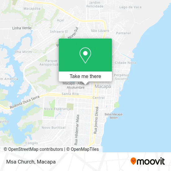 Msa Church map