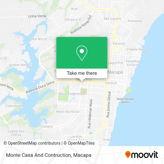 Monte Casa And Contruction map