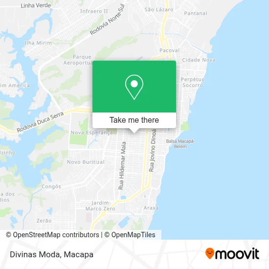Divinas Moda map