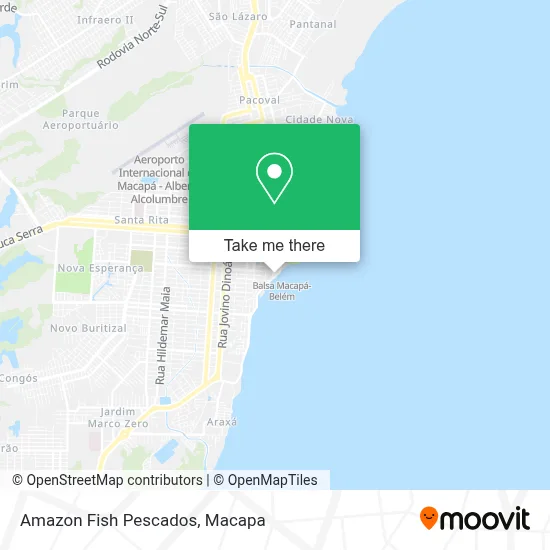 Amazon Fish Pescados map