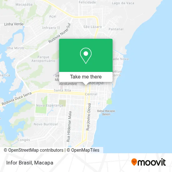 Infor Brasil map