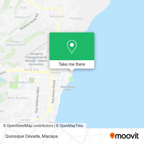 Quiosque Cevada map