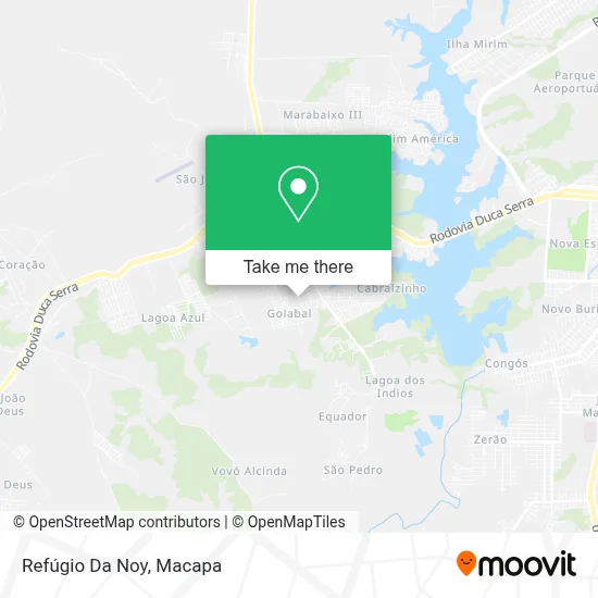 Refúgio Da Noy map
