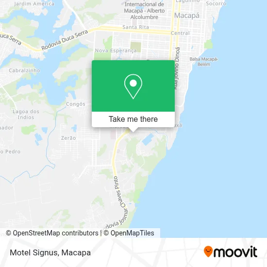 Motel Signus map