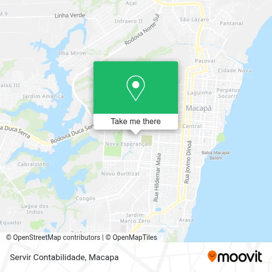 Servir Contabilidade map