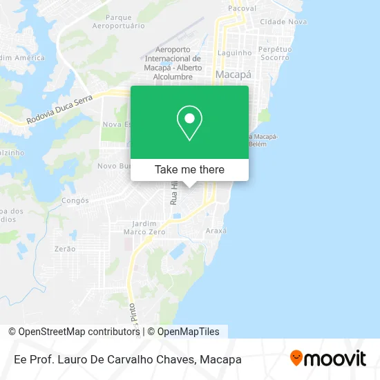 Ee Prof. Lauro De Carvalho Chaves map