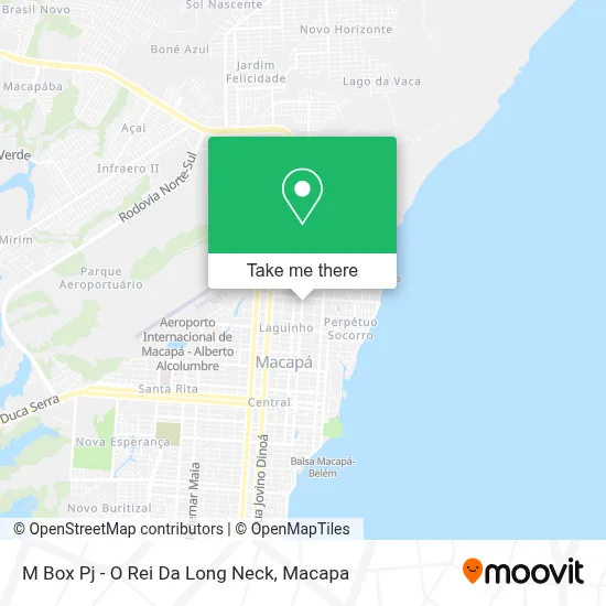 M Box Pj - O Rei Da Long Neck map