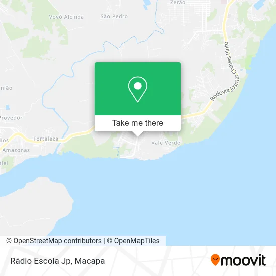 Rádio Escola Jp map