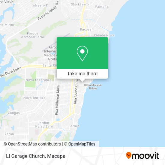 Ll Garage Church map