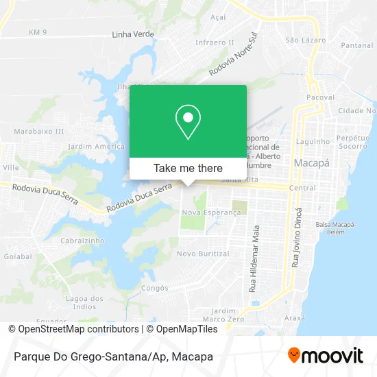 Parque Do Grego-Santana/Ap map