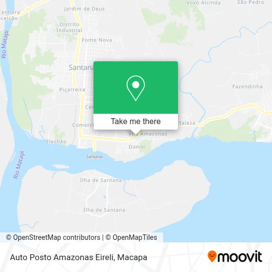 Auto Posto Amazonas Eireli map