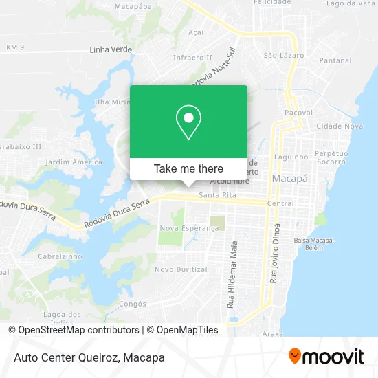 Auto Center Queiroz map