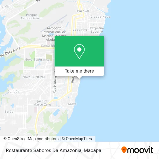 Restaurante Sabores Da Amazonia map