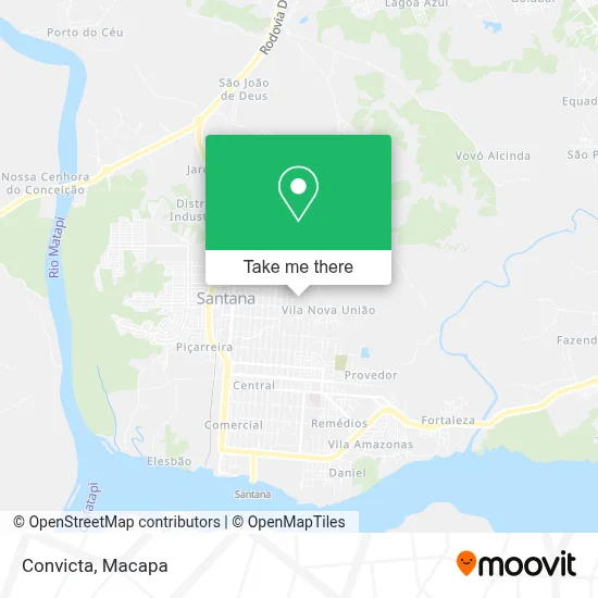 Convicta map