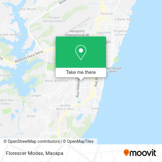 Florescer Modas map