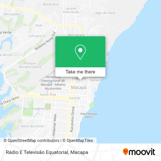 Rádio E Televisão Equatorial map