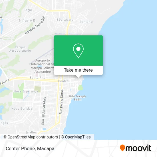 Center Phone map