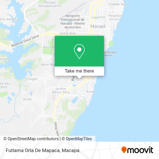 Futlama Orla De Mapaca map