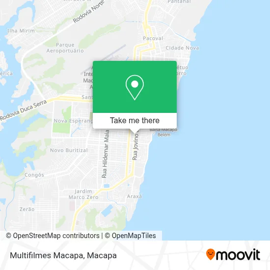Multifilmes Macapa map