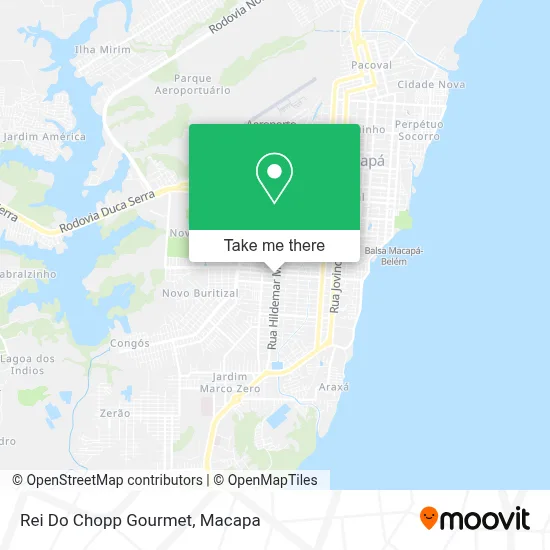 Rei Do Chopp Gourmet map