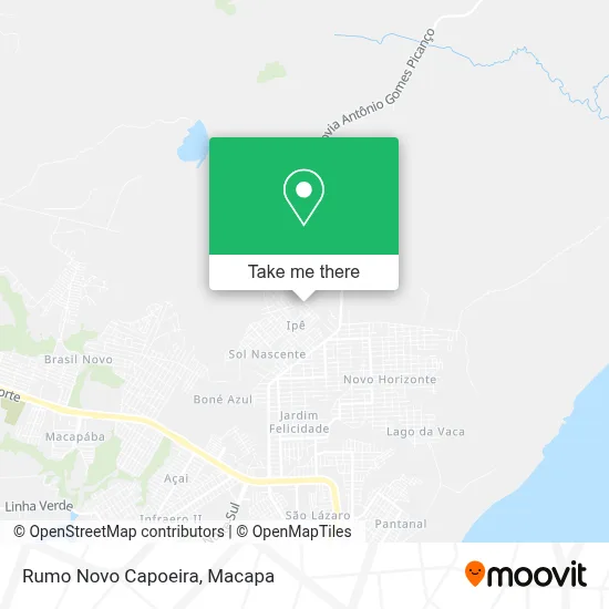 Rumo Novo Capoeira map